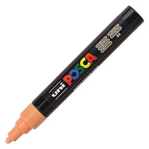 Uni Posca PC-5M Bullet Tip Paint Marker - Light Orange - £11.61 GBP
