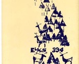 Billings Elks Club 394  Menu Billings Montana 1960&#39;s - $21.85