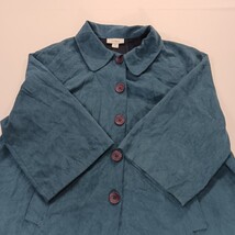 Dressbarn RN#122878 Women’s Blue 5-Button Front 3/4 Sleeve Jacket Size 20W image 13