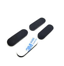 1 1/2&quot; x 1/2&quot; Oval Rubber Feet 1/8&quot; Thick 3M Adhesive Stick on Pads Electronics - £9.07 GBP+