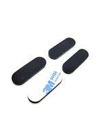1 1/2&quot; x 1/2&quot; Oval Rubber Feet 1/8&quot; Thick 3M Adhesive Stick on Pads Elec... - $16.96 CAD+