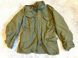 GENUINE USGI 1981 COAT COLD WEATHER FIELD OG-107 M-65 JACKET - SMALL REG... - $145.00
