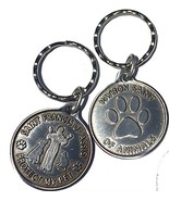 Saint Francis of Assisi Patron Saint of Pets/Protect My Pet Pewter Color... - £5.53 GBP