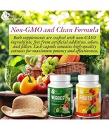 Fruits and Veggies Whole Food Supplement with Superfood 90 Fruits and 90... - $25.81 CAD