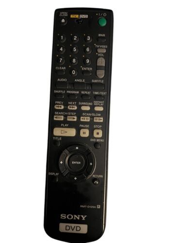 Original SONY Remote Control DVD RMT-D129A DVP-NS700P -No battery cover- USED - $4.50