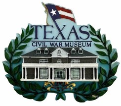 Vintage Magnet Texas Civil War Museum  - £11.47 GBP