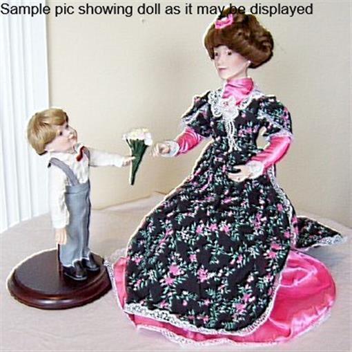 Primary image for Danbury Mint MOTHER'S Day Judy Belle 17" Mother & Son Porcelain Doll