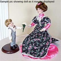 Danbury Mint MOTHER&#39;S Day Judy Belle 17&quot; Mother &amp; Son Porcelain Doll - $29.69