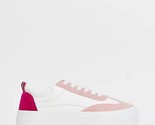 London Rebel Womens Lace Up Trainers White/Pink UK 5 - $46.60