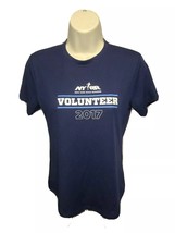 2017 New York Road Runners NYRR Volunteer Womens Small Blue Jersey Bronx... - $371.66 MXN