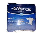 Attends Incontinence Brief Adult Diaper XL 20 Ct Contoured DDA40 Heavy t... - $28.75 CAD