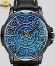 Zodiac 12 Constellations Art Unique Stylish Wrist Watch - £44.22 GBP