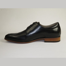 Men's Shoes Steve Madden Soft Leather upper Lace Up Imala Black image 5