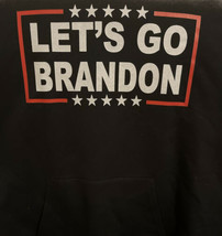 Lets Go Brandon Black Hoodie (Size X-Large) - £38.43 GBP