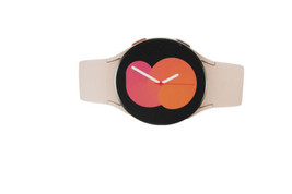 SAMSUNG Galaxy Watch 5 40mm Bluetooth Smartwatch Pink Gold Bezel w/ Pink... - $294.02