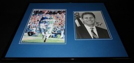 Steve Largent Signed Framed 16x20 Photo Set Seattle Seahawks - £116.49 GBP