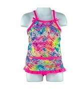 LAGUNA Swimsuit 2 Piece Tankini Skirted Bottoms Bathing Suit Little Girl... - $170.35 MXN