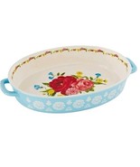 Pioneer Woman ~ SWEET ROSE ~ 8.75&quot; x 13.25&quot; ~ Oval ~ 2 Quart ~ Stoneware... - $37.40