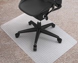 Desk Chair Mat For Carpet, 30&#39;&#39; X 48&#39;&#39; Rectangle Transparent Mats For Ch... - £59.86 GBP