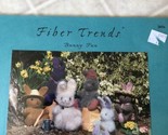 New Fiber Trends 203x Bunny Fun Stuffed Animal Knitting Pattern - $10.84
