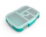 Kids Brights Tray (Aqua) With Transparent Cover - Reusable, Bpa-Free, 5-... - £15.21 GBP