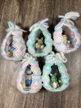 Handmade Easter Egg Bunny Ornaments Decorations - $24.99