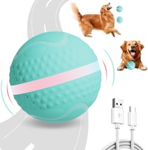 Interactive Dog Toys For Large Dogs, Active Rolling Dog Ball With Led, Blue-03 - £22.36 GBP