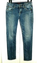 Silver Jeans Women&#39;s Aiko Low Slim Skinny Jeans 29 x 33 (Actual 31 x 31 1/2) - £26.62 GBP