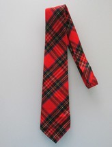 Bert Pulitzer Vintage Men&#39;s Plaid Wool Tie - £14.38 GBP