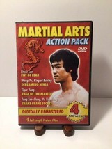 Martial Arts Action Pack DVD 2003, 2 DVD&#39;s, 4 Movies,4 Full Length Feature Films - £3.66 GBP