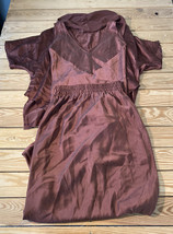 laise adzer women’s 100% Silk 3 piece skirt set size one size Rust A3 - £174.46 GBP