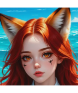 Water Kitsune Succubus Spirit Companion, Romance, Stress Removal, Spirit... - $59.99