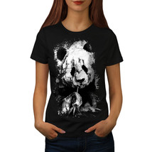 Eating Panda Face Shirt Bamboo Eater Women T-shirt - £10.38 GBP