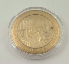 April 30, 1789 Washington Inaugurated First President Franklin Mint Bron... - £9.69 GBP