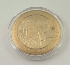 April 30, 1789 Washington Inaugurated First President Franklin Mint Bron... - £9.78 GBP