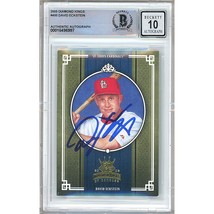 David Eckstein St Louis Cardinals Signed 2005 Diamond Kings #7 BGS Auto 10 Slab - £102.29 GBP