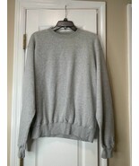 Champion Adult Medium Heather Gray Powerblend Pullover Crew Neck Sweatsh... - $20.44 CAD