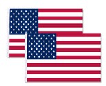 2 Pack 3X5 American Flag Usa United States U.S Stripes Stars Flag - £36.35 GBP
