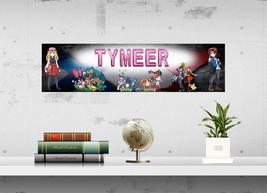 Pokemon XY - Personalized Name Poster, Customized Wall Art Banner, Frame Option - £13.52 GBP+