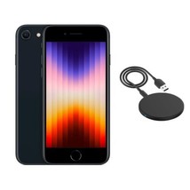 Apple iPhone SE 2022 Unlocked 64GB Midnight (Good) w/ Wireless Station - £210.03 GBP