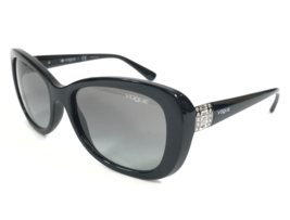 Vogue Eyeglasses Frame VO2943-SB W44/11 Shiny Black Crystals Full Rim 55-17-135 - £30.54 GBP