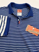 Nike Dri-Fit Blue Stripe Golf Polo Shirt AV4165-438 Small Standard Was $75 NWT - £29.14 GBP