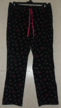 Excellent Womens Cuddl Duds Black W/ Giraffes Knit Pajama / Lounge Pant Size Xl - £18.64 GBP