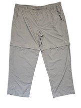 Columbia Pants Mens Gray Backcast Convertible Pant PFG Fishing Outdoors Sz 3X  - £28.43 GBP