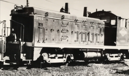 Illinois Central Railroad IC #1201 SW7 Diesel Electromotive Train B&amp;W Photograph - £7.58 GBP