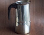 Stovetop Espresso Coffee Pot Italy GB Inox Stainless Moka Guido Bergna 8... - $39.99