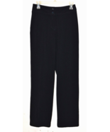 Chico&#39;s Womens 0 Small Black Pants Career 28X30 Button zip comfort - £14.47 GBP