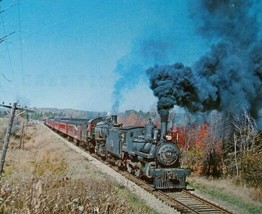 Railroad Postcard Canadian Pacific 136 Locomotive Steam Train Audio Visual RP533 - $8.55