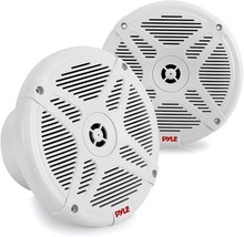 Pyle PLMRF65MW 6.5&quot; Bluetooth Dual Marine Speakers with Rf Streaming - W... - $62.54 CAD