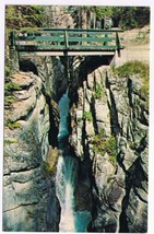 Alberta Postcard Jasper Park Third Bridge Maligne Canyon Canadian Rockies - £1.14 GBP